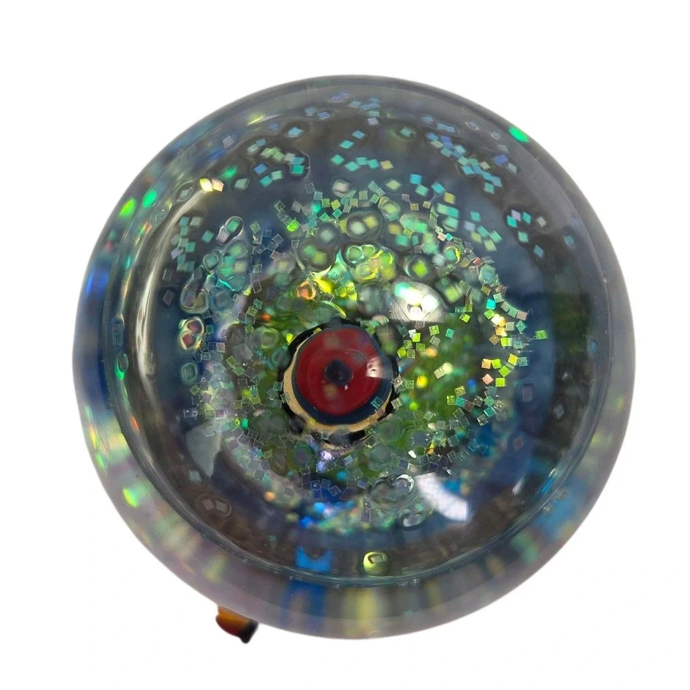 Yankee Candle Jar Topper Lighthouse Glitter Stars Globe Nautical Sailboats Blue